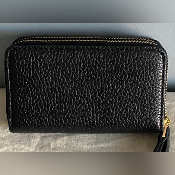 Tory Burch Double Zipped Card Holder - Picture 2 of 3
